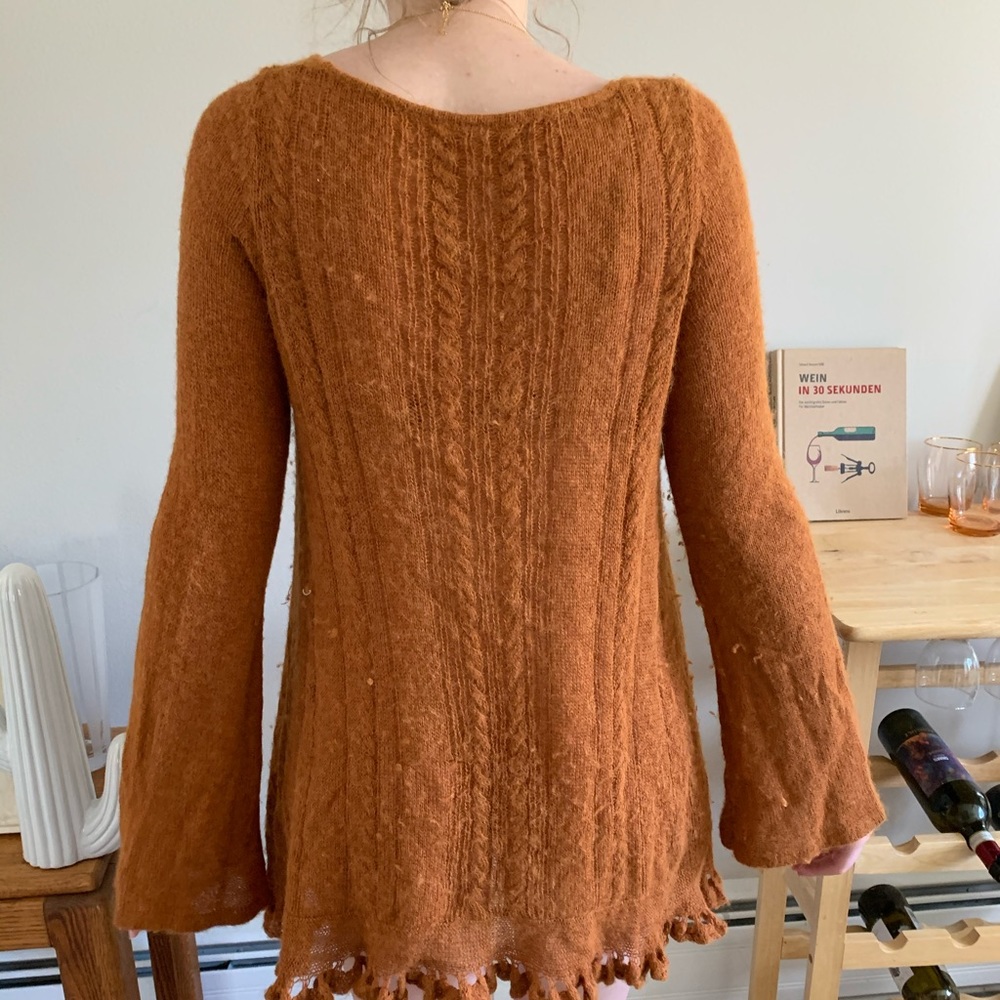 Free People Bell Sleeve Tunic Sweater